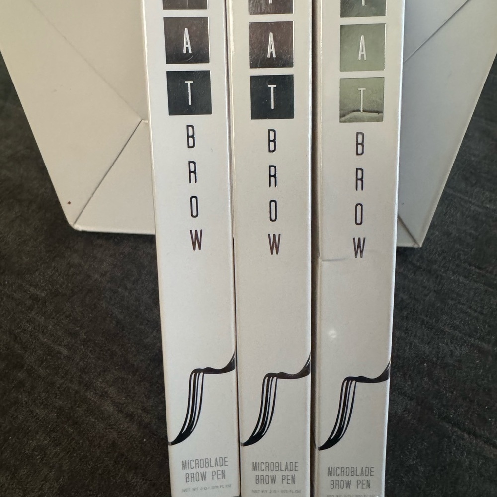 NWT- bundle of 3.Microblade Brow Pen . Brown Shades AUBURN.